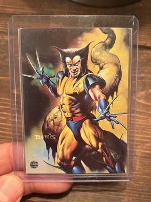 1996 Fleer Marvel Masterpieces Double Impact Wolverine Venom #6 Boris Julie