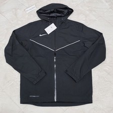 Nike STORM-FIT Waterproof Hypershield Pro Rain Jacket 3M Black DA4967-010 Sz M