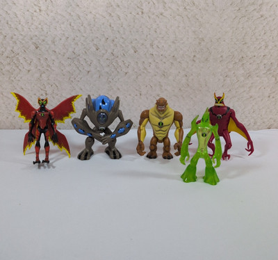 Ben 10 Alien Lot of 5 Figures Bandai 4''
