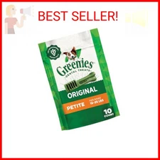 Greenies Veterinarian-Recommended Adult Natural Dental Dog Treats Petite Size, O