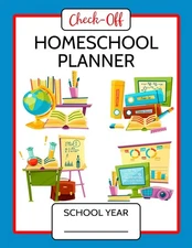 Check-Off Homeschool Lesson Planner 200 Days: Lesson Plans, Worksheets, Curr...