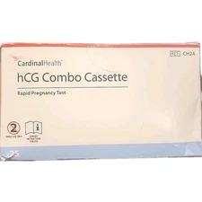 Cardinal Health hCG Rapid Pregnancy Test Ref# CH24 Exp 4/2026 Sealed  25 Pack 