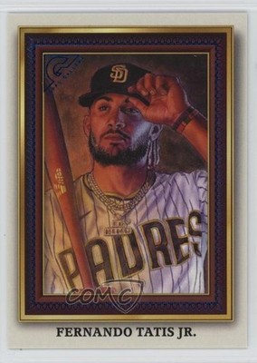 2022 Topps Gallery Portrait Gallery Blue 33/99 Fernando Tatis Jr #PG-6 16o7