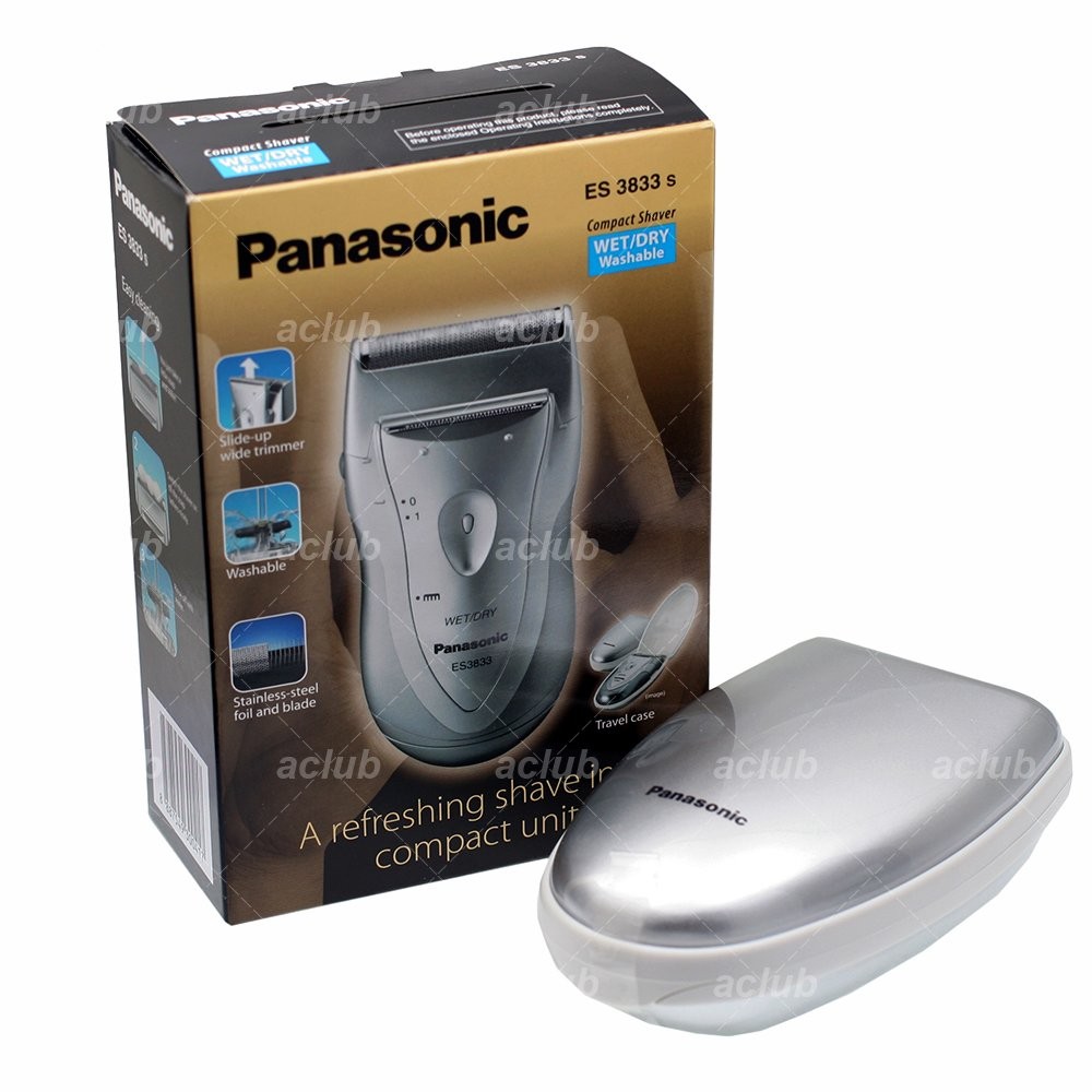 Panasonic ES-3833 Wet/Dry Compact Battery Operated Men's Shaver