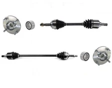 Front CV Axle Shaft Wheel Hub Bearing Kits For 2000-2006 Nissan Sentra 1.8L