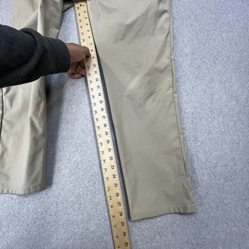 Lululemon ABC Warpstreme Pants Mens 36x29 Khaki Stretch Fabric Activewear - Picture 4 of 10