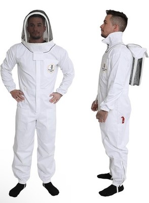 Premium Cotton Bee Suit with Fencing Veil XXXL