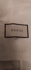 GUCCI AUTHENTIC GARMENT BAG STORAGE TRAVEL COTTON WHITE 54X19X3 ZIPPERED NEW
