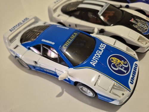 LOTE 3 COCHES SCALEXTRIC FERRARI F40 TEAM FOOTBALL UK.NUEVOS - Imagen 10 de 14