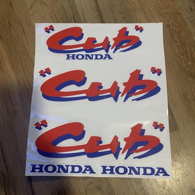 #ad Free Shipping Honda CUB EZ90 Full Graphics Decals Sticker $44.00