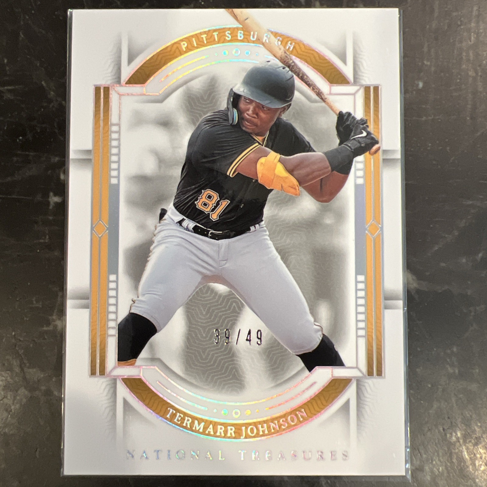 2024 Panini National Treasures Termarr Johnson RC #22 Holo Silver /49