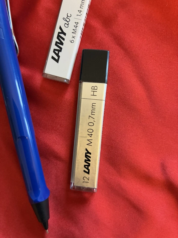 Lamy Druckbleistift mit Ersatzminen - Sehr Gut Erhalten - Top Zustand - Bild 2 von 4