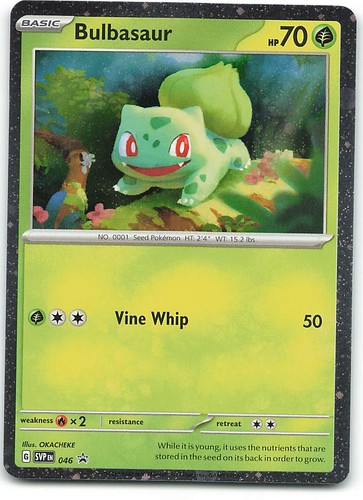 Bulbasaur (Cosmos Holo) 046 Promo Scarlet & Violet Promo Pokemon