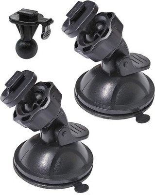 Glucrean Suction Cup Mount for Yi Dash Cam 2.7', Uniden Dashcam, Black Box G1...