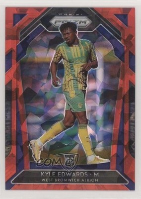 2020 Panini Prizm Premier League Retail Red Ice Kyle Edwards #266 Rookie RC a4e