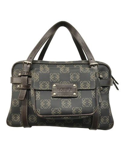 LOEWE Anagram Pattern Handbag women hand bag purse handle From Japan