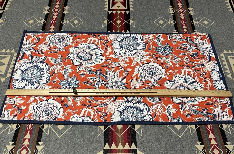 Ralph Lauren Home King Pillow Sham Reversible Floral Cotton M9 - Image 4 of 4