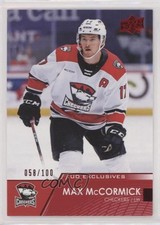 2021-22 Upper Deck AHL Exclusives 58/100 Max McCormick #72 z6b