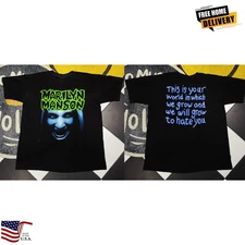 NEW Marilyn Manson Smells Like Children Shirt Tour Shirt Reprint