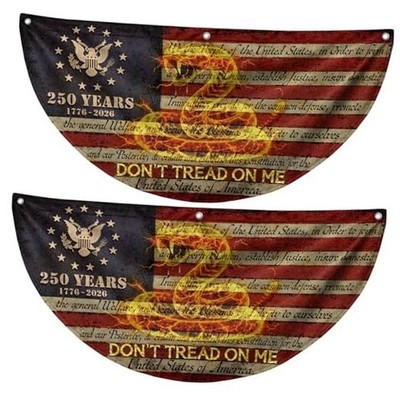 2PCS Dont Tread On Me Flag, 250 Anniversary Usa Flag, American Flags For DS3