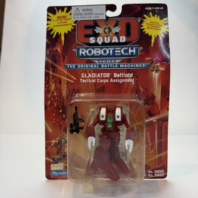 Exo Squad Robotech GLADIATOR BATTLOID 1994 Playmates Rare WITH GUN