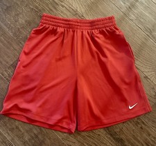 Nike Dri-Fit Shorts Boys, Red, Activewear, Size Large