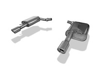 FOX Sportauspuff Audi A6 C6/4F, 2.0l-3.2l TDI/Benzin, Endrohr 1x90mm rund re/li