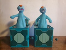 Rick and Morty Mr Meeseeks SMILE ANGRY Jack-in-the-Box Entertainment Earth 2019