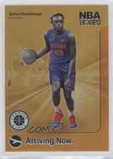 2019 Panini NBA Hoops Premium Stock Arriving Now Orange Sekou Doumbouya #15 8d2