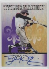 2012 Leaf Valiant Blue 15/25 Tyler Naquin #VA-TN1 Auto l7u