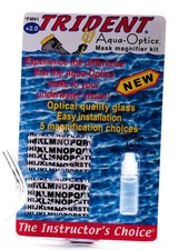 Aqua-Optics Dive Scuba Mask Magnifier Gauge Readers Kit  pair FM91-3.0