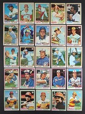 1978 Topps Baseball Set Break 25 Cards