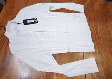 Equiline, New, GollyG long sleeve Show Shirt, white, 48/ XXL/ 12, MSRP $295