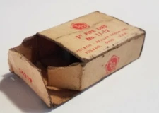 Vintage Ephemera Man Cave Decor Mini Cardboard Box Toledo Ohio Beaver Tools USA 