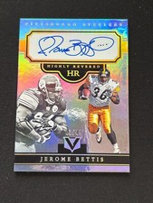 Jerome Bettis 2017 Vertex Auto Autograph Revered Pittsburgh Steelers 43/49