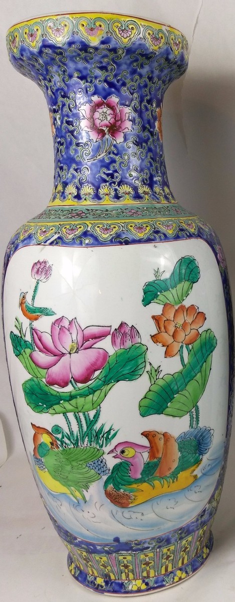 Antique Vintage Handpainted 24.5