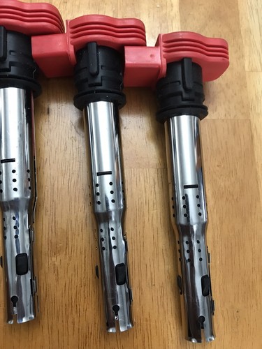 UF529 4x Ignition Coil Spark Plug Set AUDI TT A4 VW GOLF JETTA GTI 2.0L 2.0T - Picture 3 of 9