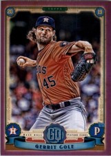 2019 Topps Gypsy Queen Mega Box Purple SP #109 Gerrit Cole Houston Astros HOF