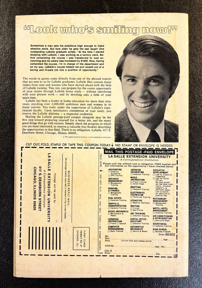 Yang 2 3 5 LOT Warren Sattler Joe Gill 1974 Vintage Charlton Volume 1 Bronze Age - Image 3 of 4