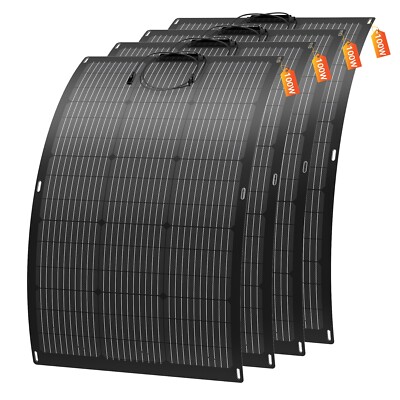 flexible Solarmodule 100W 200W Solarpanel PV Module Balkonkraftwerk Camping Auto