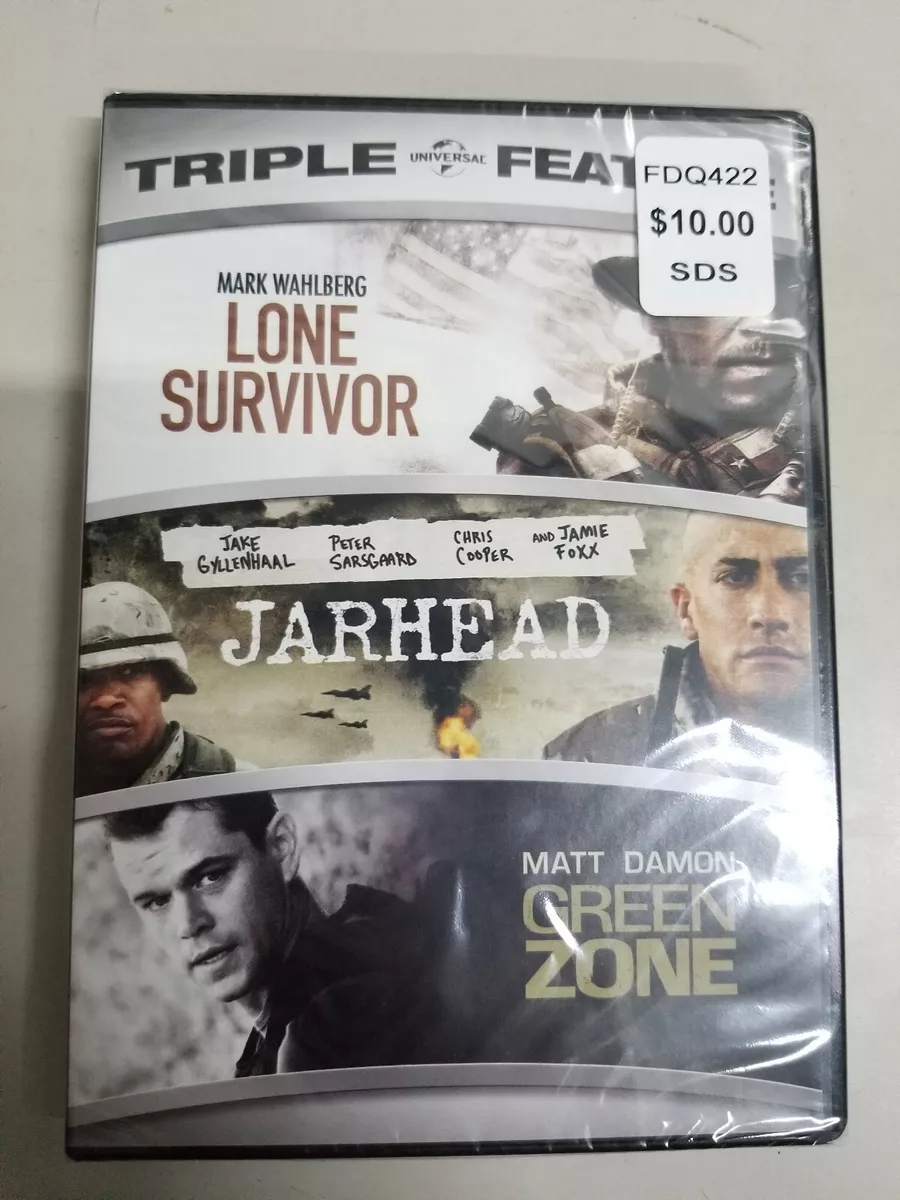 Lone Survivor / Jarhead / Green Zone Triple Feature DVD NEW