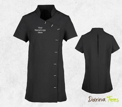 Personalisierte Premier Damen Orchidee kurzärmelige Tunika Beauty & Spa Nagelmassage