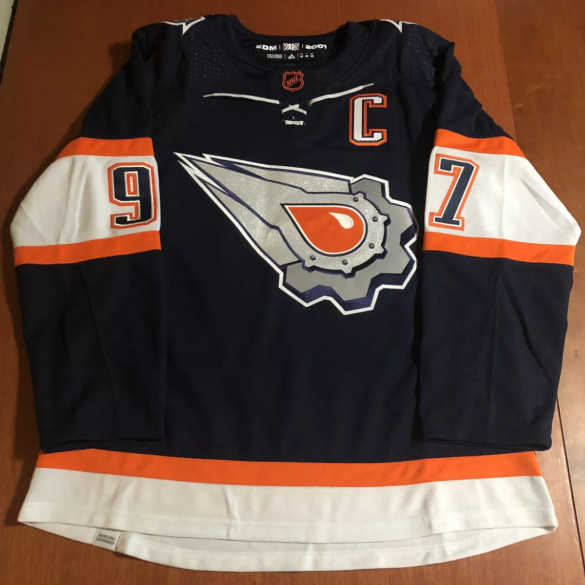 adidas Edmonton Oilers Connor McDavid #97 ADIZERO Home Authentic Jersey