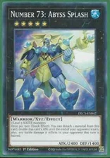 Yugioh - Number 73: Abyss Splash - 1st Edition Card