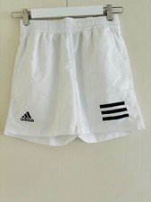 Adidas Aeroready youth drawstring shorts, white, 11-12Y/152