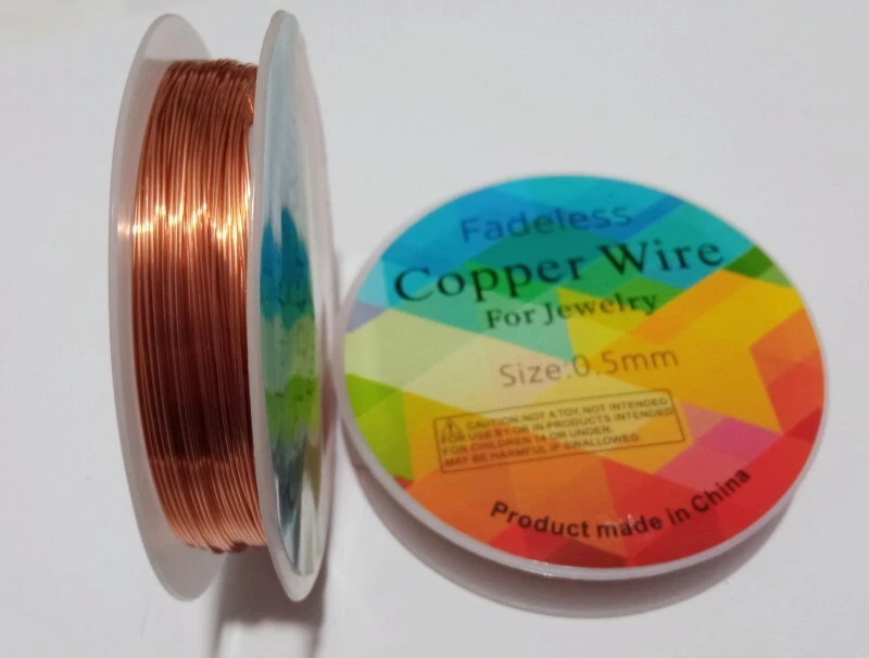 Filo di rame 0,4 mm per bigiotteria (12 m) – Il Mercante di Sogni