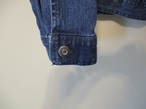 Ruby Rd New With Tags Denim Short Jacket With Fancy Embroidery Sz 16 - Picture 2 of 8