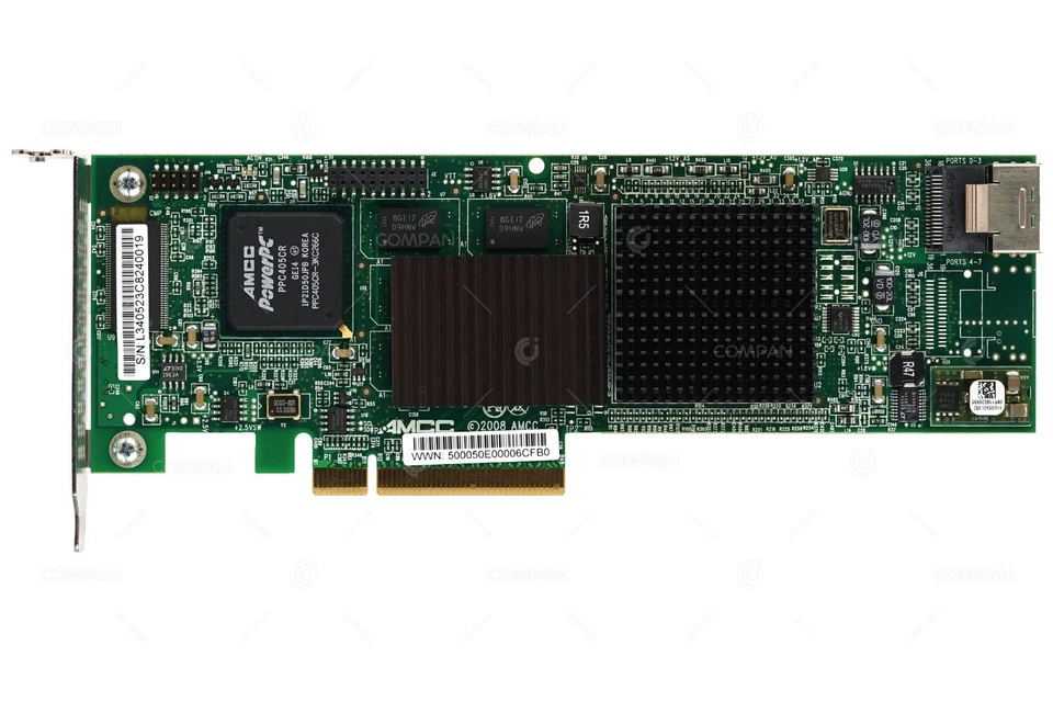 700-3405-20 LP AMCC LSI 9690SA-4I QUAD PORT SAS SATA PCI-E RAID CONTROLLER LP - Bild 2 von 4