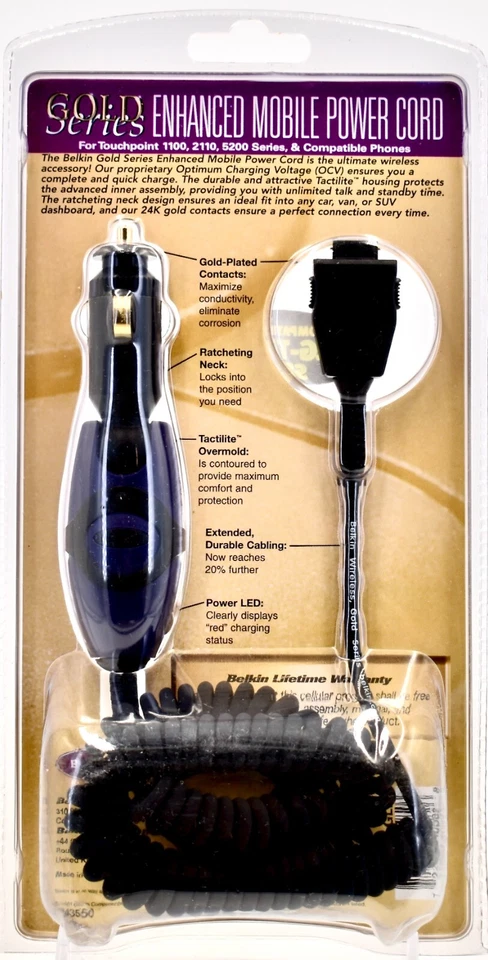 Cable de alimentación móvil mejorado Touchpoint, #1100,2110,5200 compatible con serie LG-TM510 Foto 2 de 2