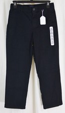 The Children's Place Boys Stretch Chino Pants Black Size 10 Husky